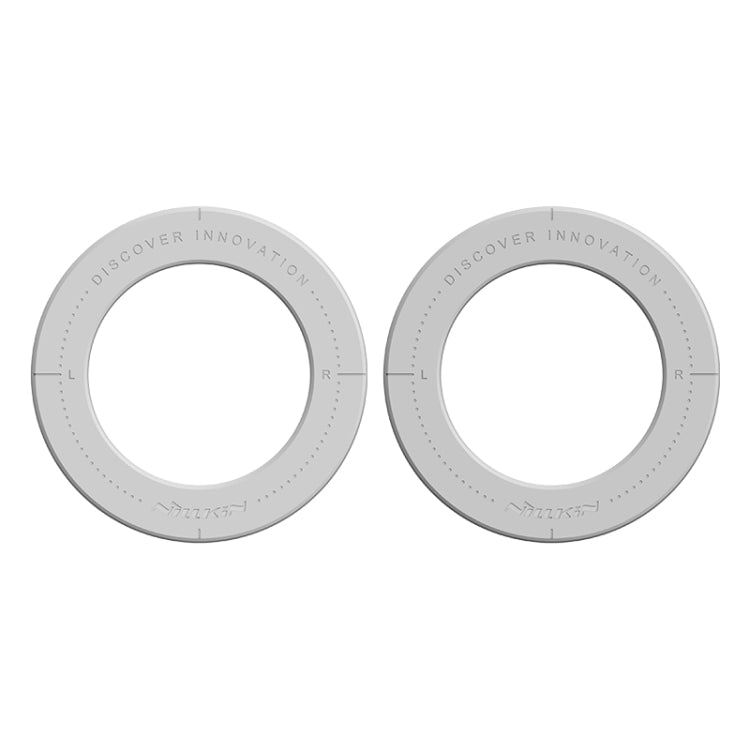 2pcs NILLKIN NKL12 Magnetic Ring Ultra(Grey) - Others Accessories by NILLKIN | Online Shopping South Africa | PMC Jewellery | Buy Now Pay Later Mobicred