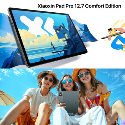 Lenovo Xiaoxin Pad Pro 12.7 inch 2025 Paperlike Screen WiFi Tablet, 8GB+128GB, ZUI 16, MediaTek Dimensity 8300 Octa Core(Dark Grey) - Lenovo by Lenovo | Online Shopping South Africa | PMC Jewellery | Buy Now Pay Later Mobicred