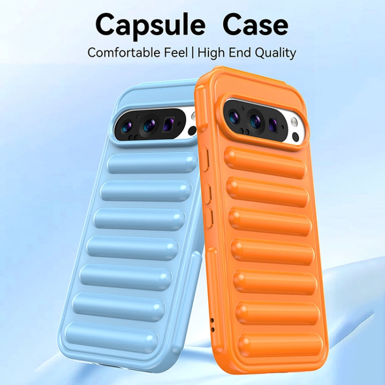 For Google Pixel 9 Pro XL Capsule Series Candy Color TPU Phone Case(Black) - Google Cases by PMC TechLife | Online Shopping South Africa | PMC TechLife | Buy Now Pay Later Mobicred