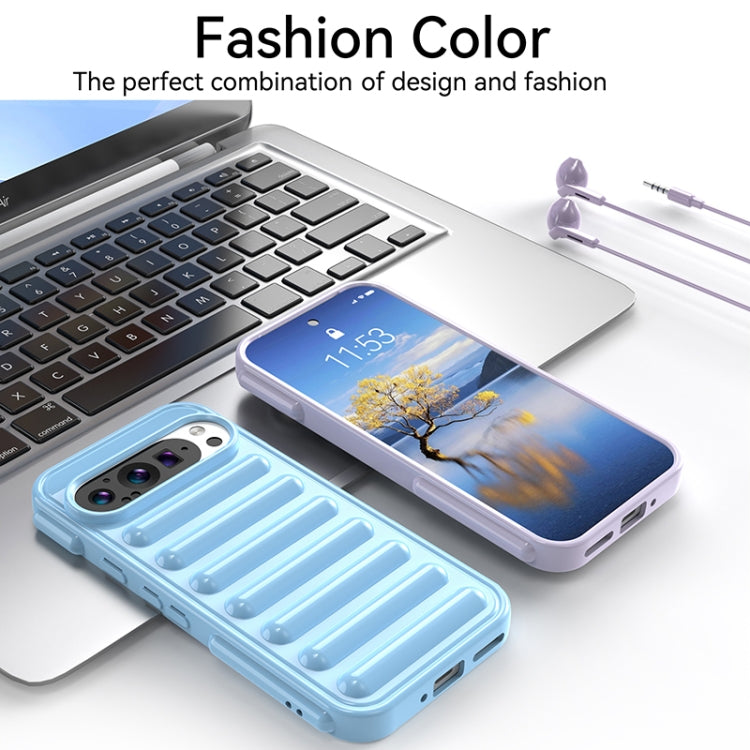 For Google Pixel 9 Pro Capsule Series Candy Color TPU Phone Case(Transparent) - Google Cases by PMC TechLife | Online Shopping South Africa | PMC TechLife | Buy Now Pay Later Mobicred