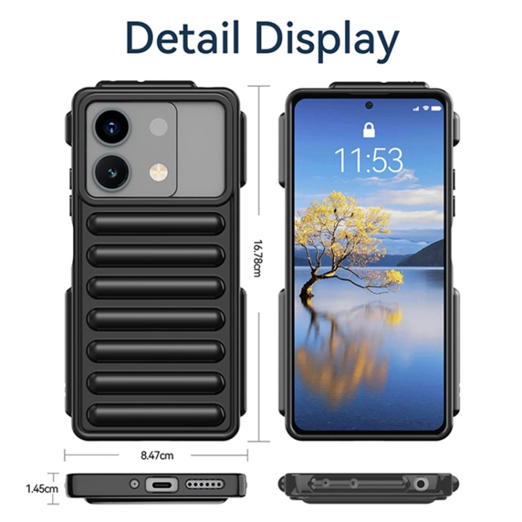 For Redmi K70 Capsule Series Candy Color TPU Phone Case(Black) - Xiaomi Cases by PMC Jewellery | Online Shopping South Africa | PMC Jewellery | Buy Now Pay Later Mobicred