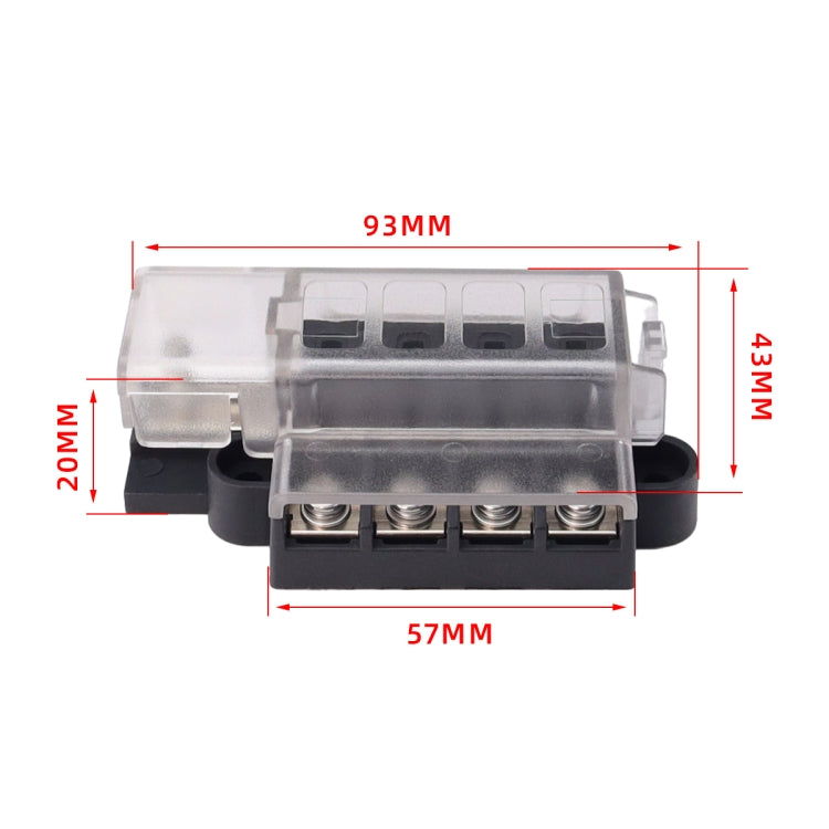 4 Way Fuse Block with 16pcs Terminals - free shipping - PMC Jewellery - Order now!