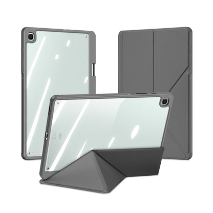 For Samsung Galaxy Tab S6 Lite 2024 DUX DUCIS Magi Series Smart Leather Tablet Case(Grey) - Other Galaxy Tab PC by DUX DUCIS | Online Shopping South Africa | PMC Jewellery | Buy Now Pay Later Mobicred