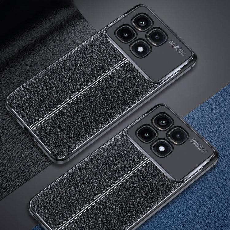 For Redmi K70 Ultra Litchi Texture Shockproof TPU Phone Case(Black) - Xiaomi Cases by PMC Jewellery | Online Shopping South Africa | PMC Jewellery | Buy Now Pay Later Mobicred