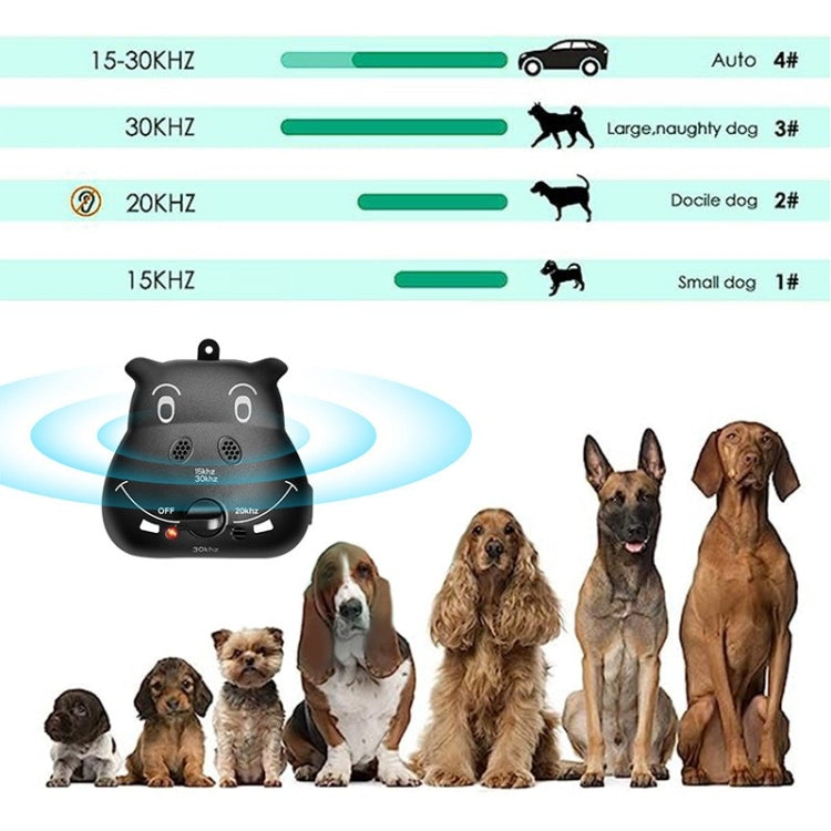K8 Ultrasonic Bark Stopper Dog Training Device(Grey) - Training Aids by PMC TechLife | Online Shopping South Africa | PMC TechLife | Buy Now Pay Later Mobicred