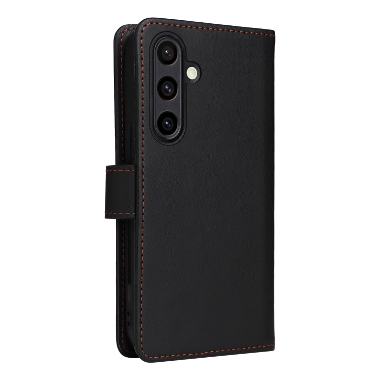 For Samsung Galaxy S24 FE 5G BETOPNICE BN-005 2 in 1 Detachable Imitate Genuine Leather Phone Case(Black) - Galaxy S24 FE 5G Cases by BETOPNICE | Online Shopping South Africa | PMC Jewellery | Buy Now Pay Later Mobicred