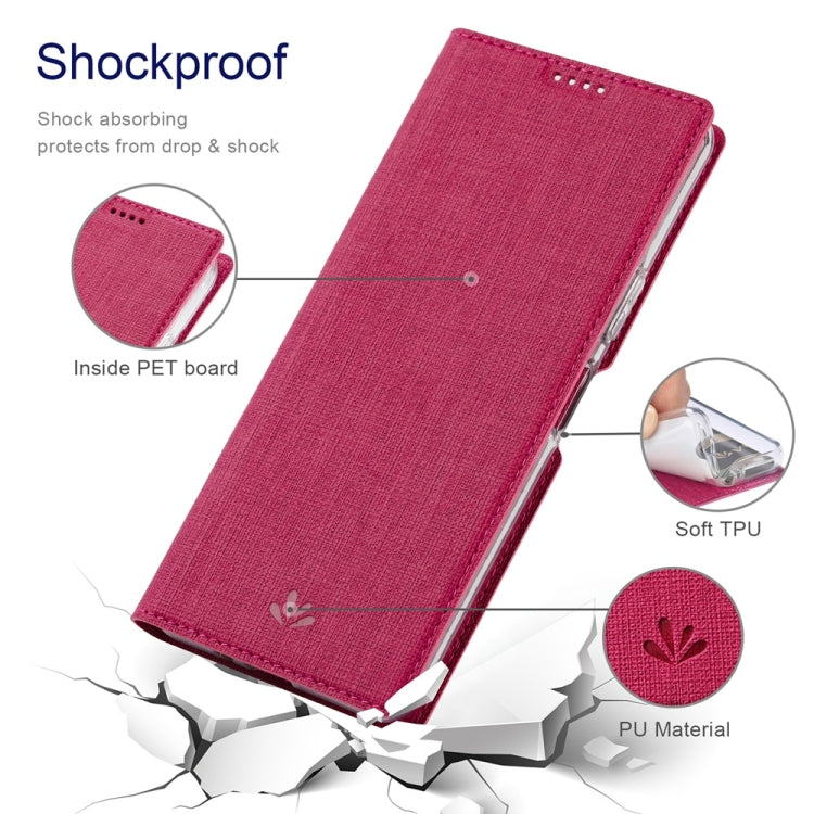 For Sharp Aquos Wish4 ViLi DMX Series TPU + PU Leather Magnetic Phone Case(Rose Red) - More Brand by ViLi | Online Shopping South Africa | PMC Jewellery | Buy Now Pay Later Mobicred