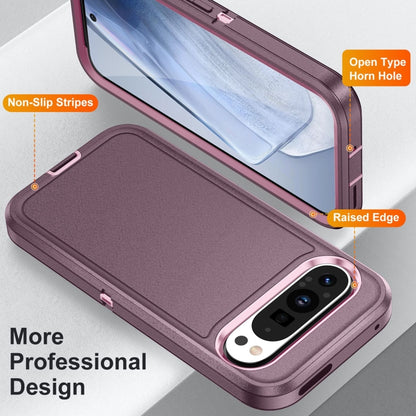 For Google Pixel 9 Life Waterproof Rugged PC + Silicone Phone Case(Purple + Pink) - Google Cases by PMC Jewellery | Online Shopping South Africa | PMC Jewellery | Buy Now Pay Later Mobicred