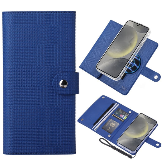 For Samsung Galaxy S24+ 5G ViLi GHB-C Series RFID MagSafe Magnetic Flip Leather Phone Case(Blue) - Galaxy S24+ 5G Cases by ViLi | Online Shopping South Africa | PMC Jewellery | Buy Now Pay Later Mobicred