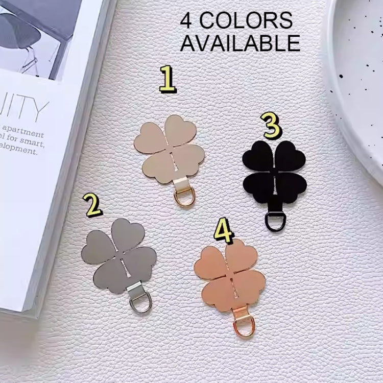 Four-leaf Metal Mobile Phone Lanyard Fixing Gasket(Gold) - free shipping - PMc TechLife - Order now!