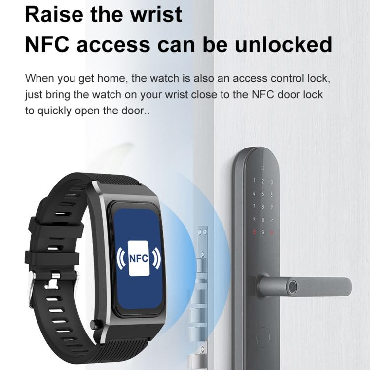 B7 Pro 1.5 inch 2 in 1 Bluetooth Earphone Silicone Strap Smart Watch, Support Heart Rate / Sleep Monitoring(Black) - free shipping - PMC TechLife - Order now!