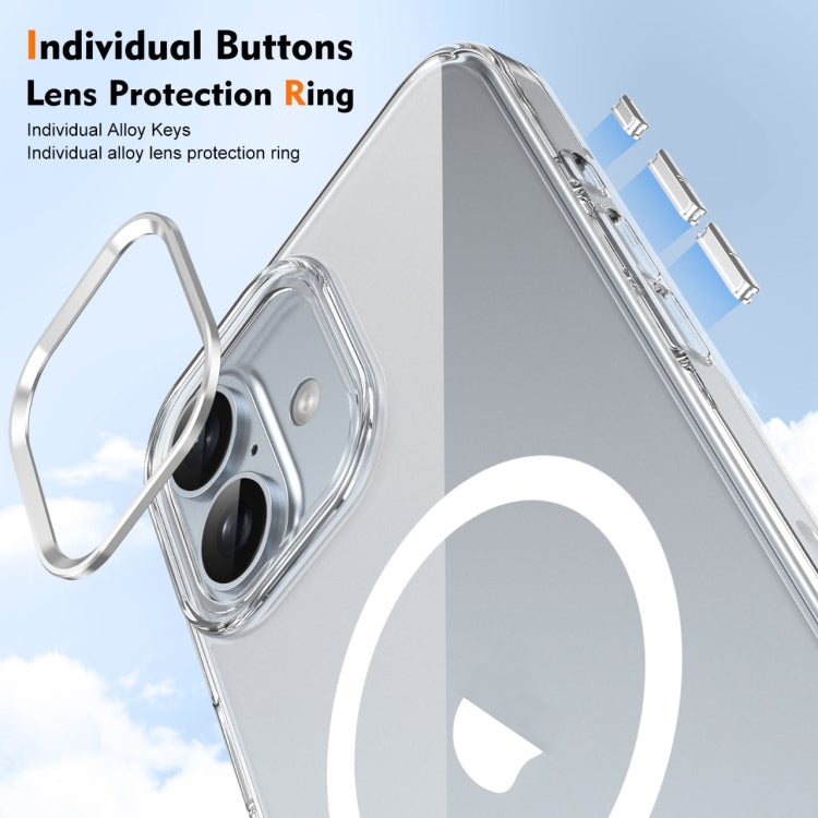 For iPhone 16 Plus Ice Feel HD Transparent MagSafe PC Full Coverage Phone Case(White) - iPhone 16 Plus Cases by PMC TechLife | Online Shopping South Africa | PMC TechLife | Buy Now Pay Later Mobicred