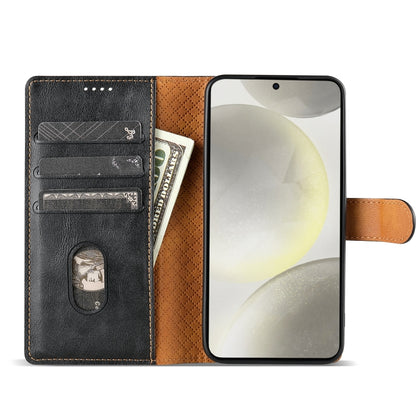 For OPPO Reno11 F 5G N.BEKUS CSJ-P1 Solid Color Leather Phone Case(Black) - Reno11 F Cases by N.BEKUS | Online Shopping South Africa | PMC Jewellery | Buy Now Pay Later Mobicred