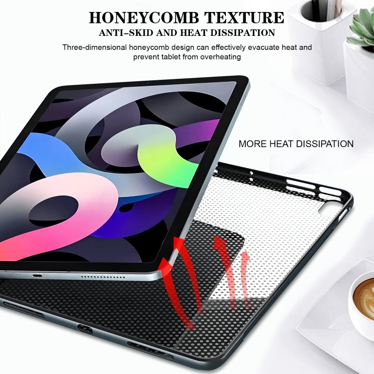 For Lenovo Tab M11 / Xiaoxin Pad 2024 Color Painting Pattern Smart Tablet TPU Case(Butterfly Circle) - Lenovo by PMC Jewellery | Online Shopping South Africa | PMC Jewellery | Buy Now Pay Later Mobicred