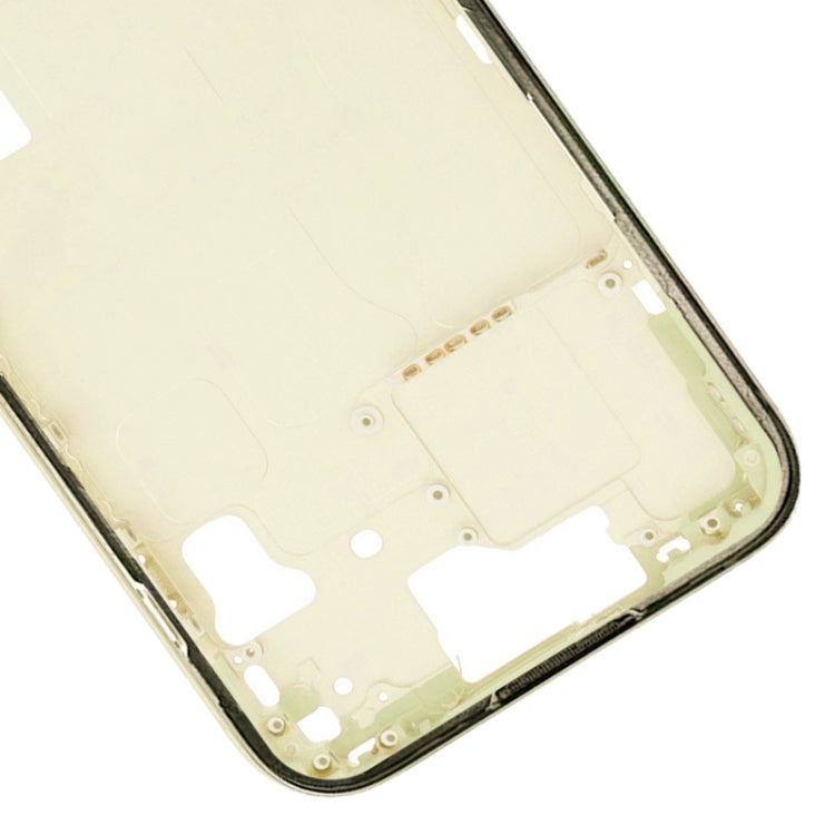 For iPhone 15 Middle Frame Bezel Plate with Side Keys + Card Tray, Version:CE EU Version(Yellow) - LCD Related Parts by PMC Jewellery | Online Shopping South Africa | PMC Jewellery | Buy Now Pay Later Mobicred