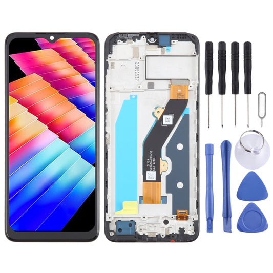 For Infinix Hot 30i X669 OEM LCD Screen Digitizer Full Assembly With Frame - LCD Screen by PMC Jewellery | Online Shopping South Africa | PMC Jewellery | Buy Now Pay Later Mobicred