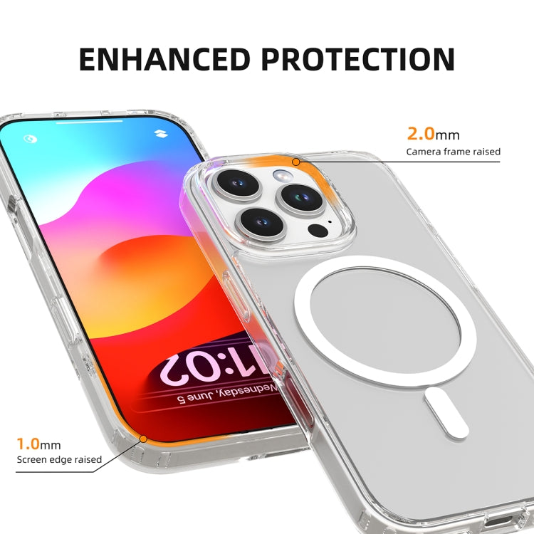 For iPhone 16 Pro Max Mutural Ice Series MagSafe Magnetic TPU Phone Case(Transparent) - iPhone 16 Pro Max Cases by Mutural | Online Shopping South Africa | PMC Jewellery | Buy Now Pay Later Mobicred