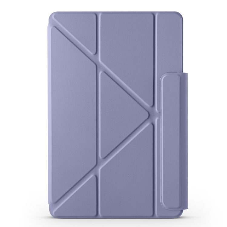 For Honor MagicPad 2 12.3 Fixed Buckle Magnetic Deformation Leather Tablet Case(Lavender Purple) - Honor by PMC TechLife | Online Shopping South Africa | PMC TechLife | Buy Now Pay Later Mobicred