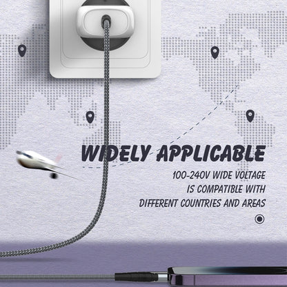 LDNIO A1206C PD27W USB-C / Type-C Fast Charger with 1m 8 Pin Cable, Plug Type:EU Plug(White) - USB Charger by LDNIO | Online Shopping South Africa | PMC Jewellery | Buy Now Pay Later Mobicred