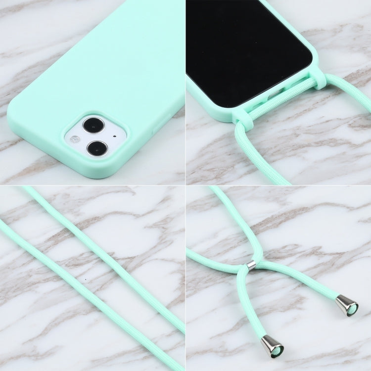For iPhone 16 Pro Max Candy Colors TPU Protective Phone Case with Lanyard(Mint Green) - free shipping - PMC TechLife - Order now!