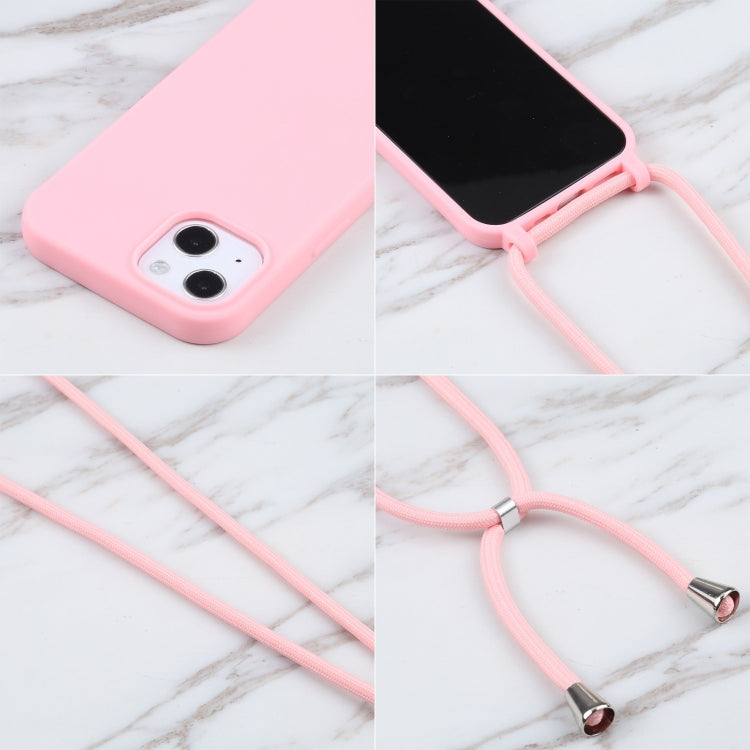 For iPhone 16 Pro Max Candy Colors TPU Protective Phone Case with Lanyard(Pink) - iPhone 16 Pro Max Cases by PMC TechLife | Online Shopping South Africa | PMC TechLife | Buy Now Pay Later Mobicred