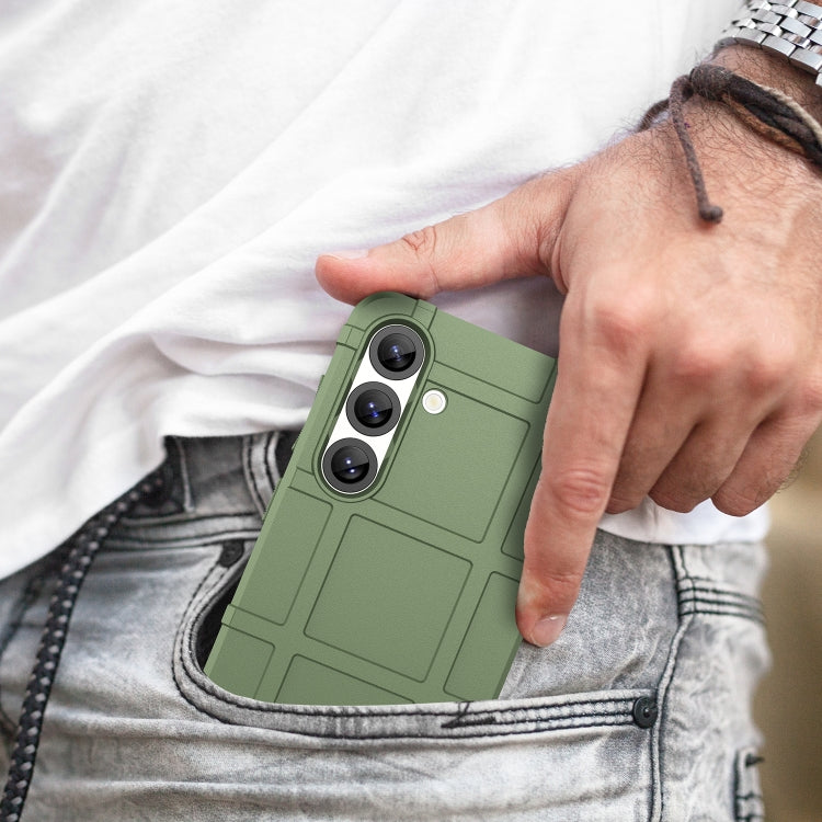 For Samsung Galaxy S25 5G Full Coverage Shockproof TPU Phone Case(Green) - Galaxy S25 5G Cases by PMC Jewellery | Online Shopping South Africa | PMC Jewellery | Buy Now Pay Later Mobicred