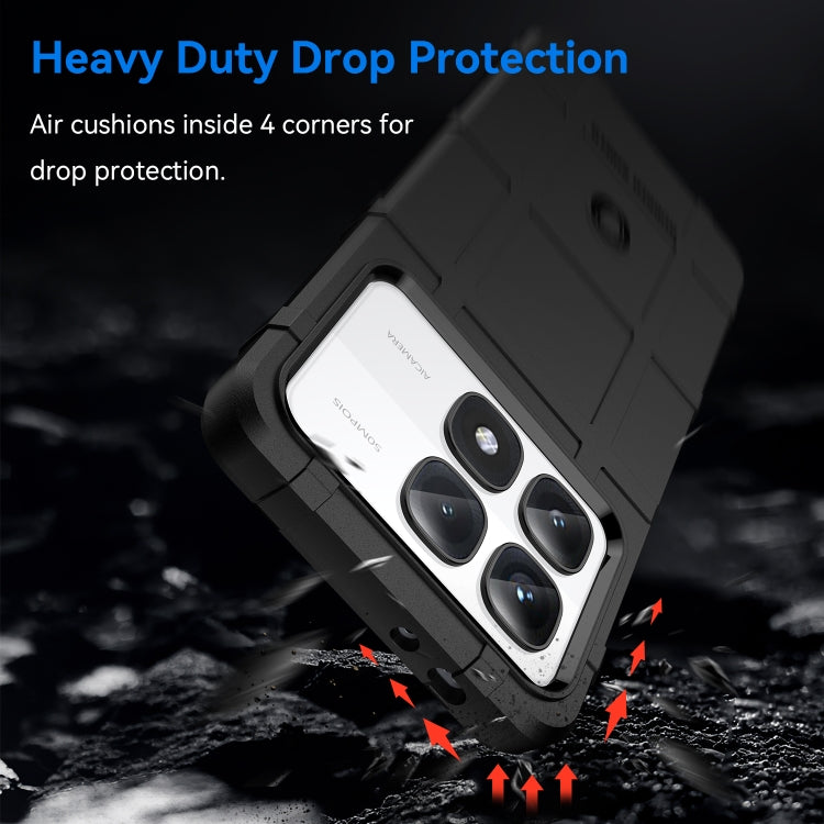 For Redmi K70 Ultra Full Coverage Shockproof TPU Phone Case(Black) - Xiaomi Cases by PMC Jewellery | Online Shopping South Africa | PMC Jewellery | Buy Now Pay Later Mobicred