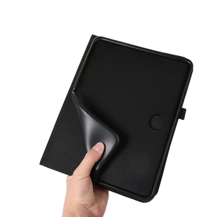 For OnePlus Pad Pro 12.1 Fabric Leather Tablet Case(Black) - Others by PMC TechLife | Online Shopping South Africa | PMC TechLife | Buy Now Pay Later Mobicred