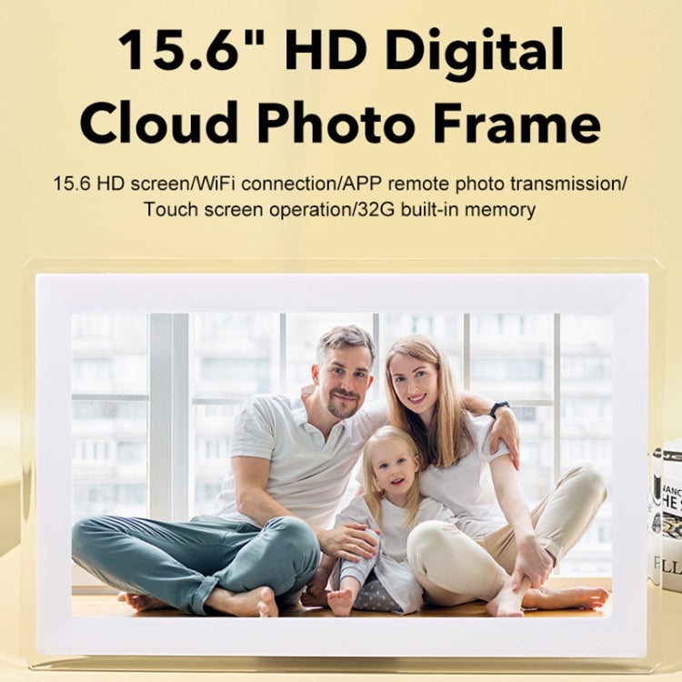15.6 inch IPS Screen Digital Cloud Photo Frame Wall Mounted LED Advertising Machine, Plug Type:UK Plug(Black) - 15 inch Above by PMC TechLife | Online Shopping South Africa | PMC TechLife | Buy Now Pay Later Mobicred