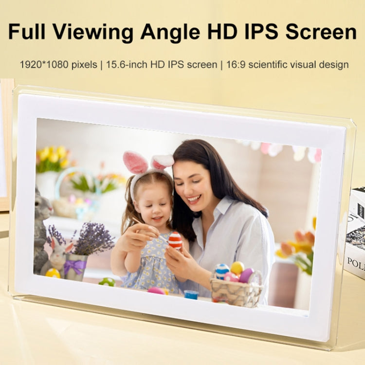 15.6 inch IPS Screen Digital Cloud Photo Frame Wall Mounted LED Advertising Machine, Plug Type:UK Plug(Black) - 15 inch Above by PMC TechLife | Online Shopping South Africa | PMC TechLife | Buy Now Pay Later Mobicred