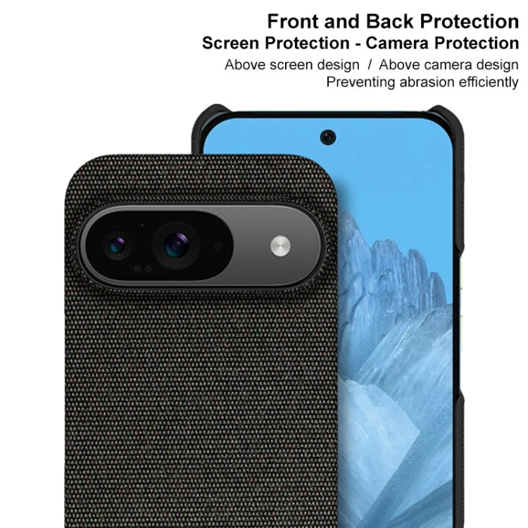 For Google Pixel 9 / 9 Pro imak Ruiyi Series Cloth Texture PU + PC Phone Case(Black) - free shipping - PMC Jewellery - Order now!