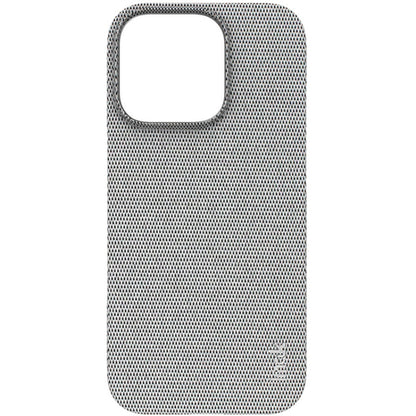 For iPhone 16 Pro Max imak Ruiyi Series Cloth Texture PU + PC Phone Case(Light Grey) - iPhone 16 Pro Max Cases by imak | Online Shopping South Africa | PMC Jewellery | Buy Now Pay Later Mobicred