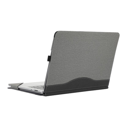 For Microsoft Surface Laptop Studio 2 Cotton Cloth Texture Leather Laptop Protective Case(Light Grey) - Screen & Keyboard Cover by PMC Jewellery | Online Shopping South Africa | PMC Jewellery | Buy Now Pay Later Mobicred