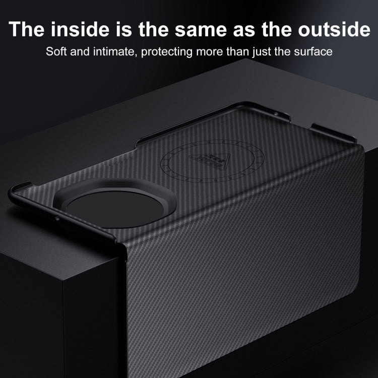 For Honor Magic V3 SULADA Kevlar 600D Texture Smart Window Leather Phone Case(Black) - free shipping - PMC TechLife - Order now!