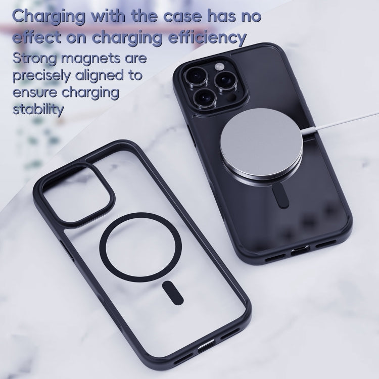 For iPhone 16 Pro Max Ming Shield Series MagSafe Magnetic Phone Case(Black) - iPhone 16 Pro Max Cases by PMC Jewellery | Online Shopping South Africa | PMC Jewellery | Buy Now Pay Later Mobicred