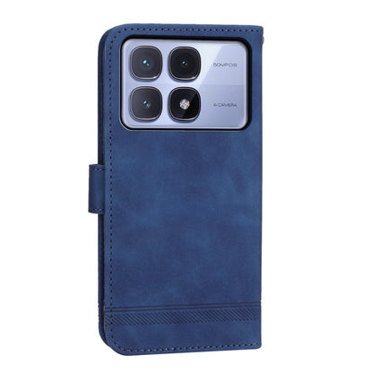 For Redmi K70 Ultra Dierfeng Dream Line TPU + PU Leather Phone Case(Blue) - Xiaomi Cases by PMC Jewellery | Online Shopping South Africa | PMC Jewellery | Buy Now Pay Later Mobicred