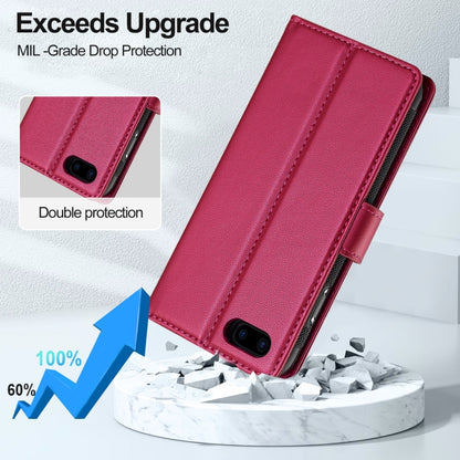 For iPhone 7 / 8 / SE 2020 2022 LC.IMEEKE L2 Series Detachable Magsafe PU Phone Case with Lanyard(Red) - iPhone SE 2022 / 2020 / 8 / 7 Cases by LC.IMEEKE | Online Shopping South Africa | PMC Jewellery | Buy Now Pay Later Mobicred