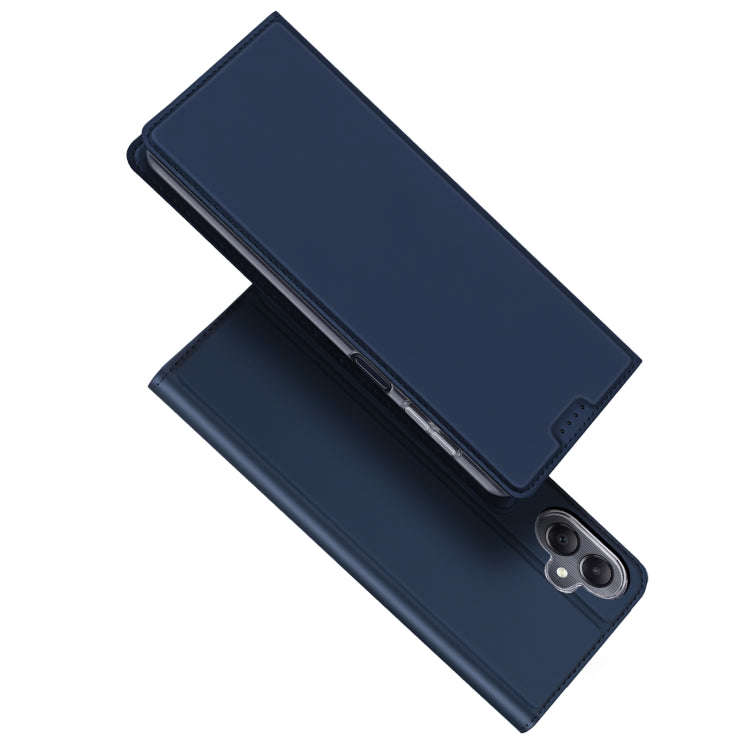 For Samsung Galaxy A06 4G DUX DUCIS Skin Pro Series Flip Leather Phone Case(Blue) - Galaxy Phone Cases by DUX DUCIS | Online Shopping South Africa | PMC Jewellery | Buy Now Pay Later Mobicred