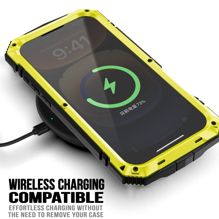 For iPhone 16 Pro Max R-JUST Life Waterproof Dustproof Shockproof Phone Case(Yellow) - free shipping - PMC Jewellery - Order now!