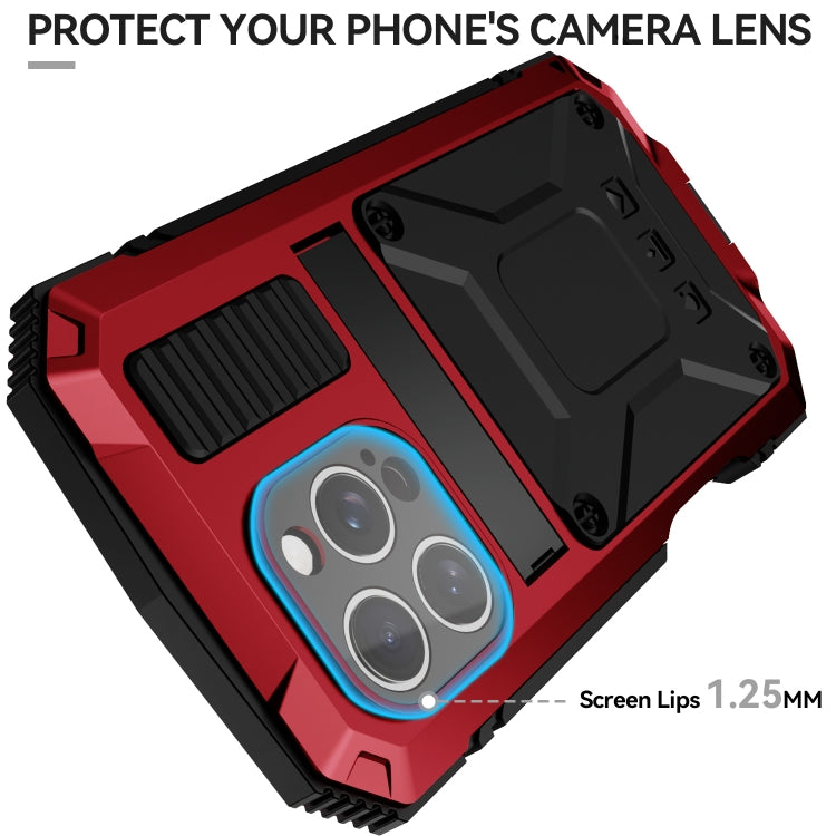For iPhone 16 Pro R-JUST Life Water-resistant Dustproof Shockproof Phone Case(Red) - free shipping - PMC Jewellery - Order now!