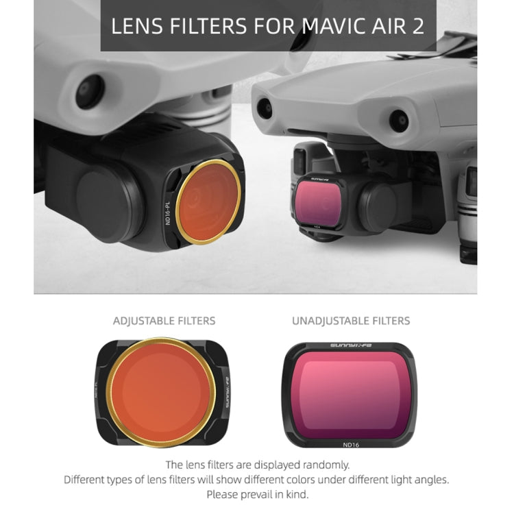 Sunnylife AIR2-FI9282 For DJI Mavic Air 2 ND4-PL Coating Film Lens Filter - Mavic Lens Filter by Sunnylife | Online Shopping South Africa | PMC Jewellery | Buy Now Pay Later Mobicred
