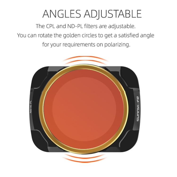 Sunnylife AIR2-FI9282 For DJI Mavic Air 2 ND4-PL Coating Film Lens Filter - Mavic Lens Filter by Sunnylife | Online Shopping South Africa | PMC Jewellery | Buy Now Pay Later Mobicred