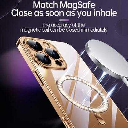 For iPhone 16 Plus SULADA MagSafe Plating TPU Shockproof Phone Soft Case(Silver) - iPhone 16 Plus Cases by SULADA | Online Shopping South Africa | PMC Jewellery | Buy Now Pay Later Mobicred