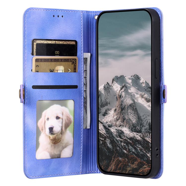 For iPhone 16e Skin Feel Totem Embossed Leather Phone Case(Purple) - iPhone 16e Cases by PMC TechLife | Online Shopping South Africa | PMC TechLife | Buy Now Pay Later Mobicred