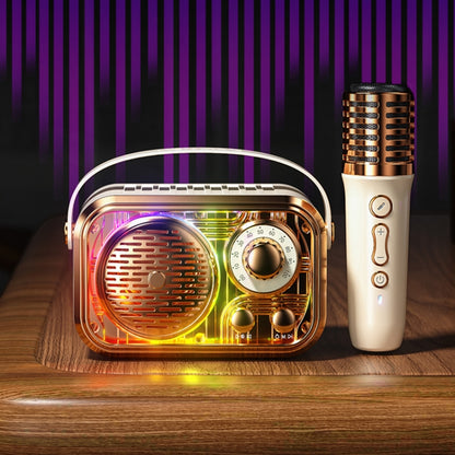 WK WD-03 Honey Portable Mini Bluetooth Speaker with RGB Light(Beige) - Mini Speaker by WK | Online Shopping South Africa | PMC Jewellery | Buy Now Pay Later Mobicred