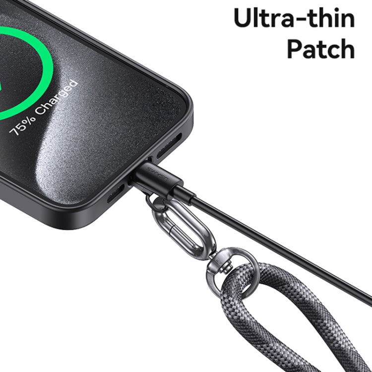 USAMS ZB316 Adjustable Phone Rope(Black) - Lanyards & Wrist Straps by USAMS | Online Shopping South Africa | PMc TechLife | Buy Now Pay Later Mobicred