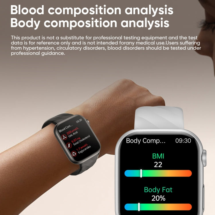 MT500 1.97 inch IP67 Waterproof Smart Watch, Support Electrocardiogram / Temperature Measurement(Black) - Smart Watches by PMC TechLife | Online Shopping South Africa | PMC TechLife | Buy Now Pay Later Mobicred