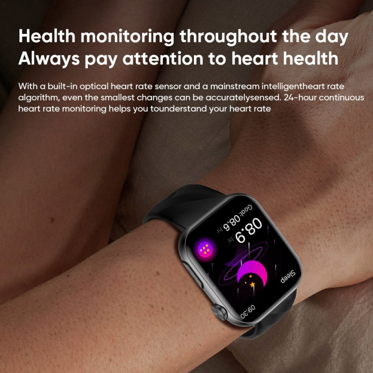MT500 1.97 inch IP67 Waterproof Smart Watch, Support Electrocardiogram / Temperature Measurement(Black) - Smart Watches by PMC TechLife | Online Shopping South Africa | PMC TechLife | Buy Now Pay Later Mobicred