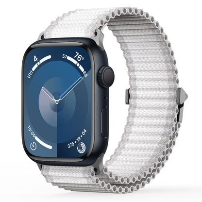 For Apple Watch Series 9 41mm DUX DUCIS YC Series Ocean Nylon Watch Band(White) - Watch Bands by DUX DUCIS | Online Shopping South Africa | PMC Jewellery | Buy Now Pay Later Mobicred