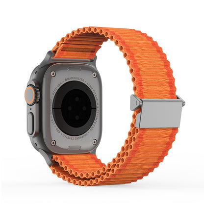 For Apple Watch SE 2022 40mm DUX DUCIS YC Series Ocean Nylon Watch Band(Orange) - Watch Bands by DUX DUCIS | Online Shopping South Africa | PMC Jewellery | Buy Now Pay Later Mobicred